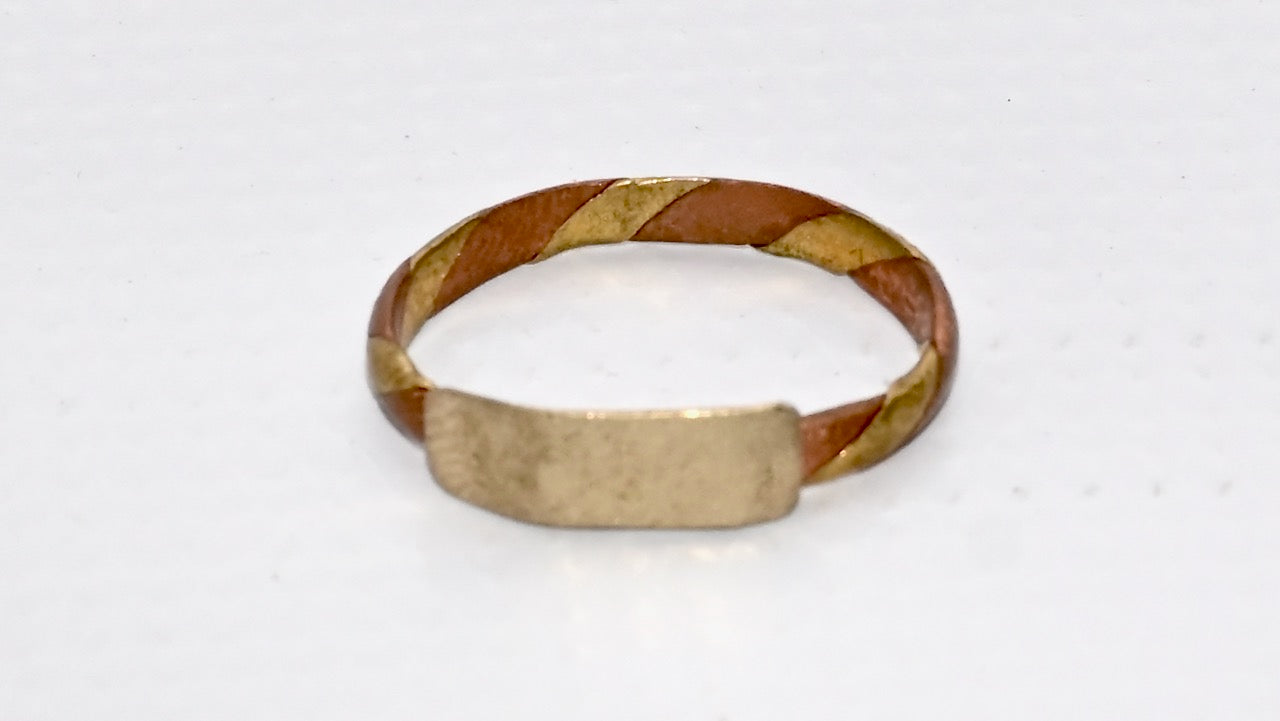 Copper Zinc With Flat Iron Ring