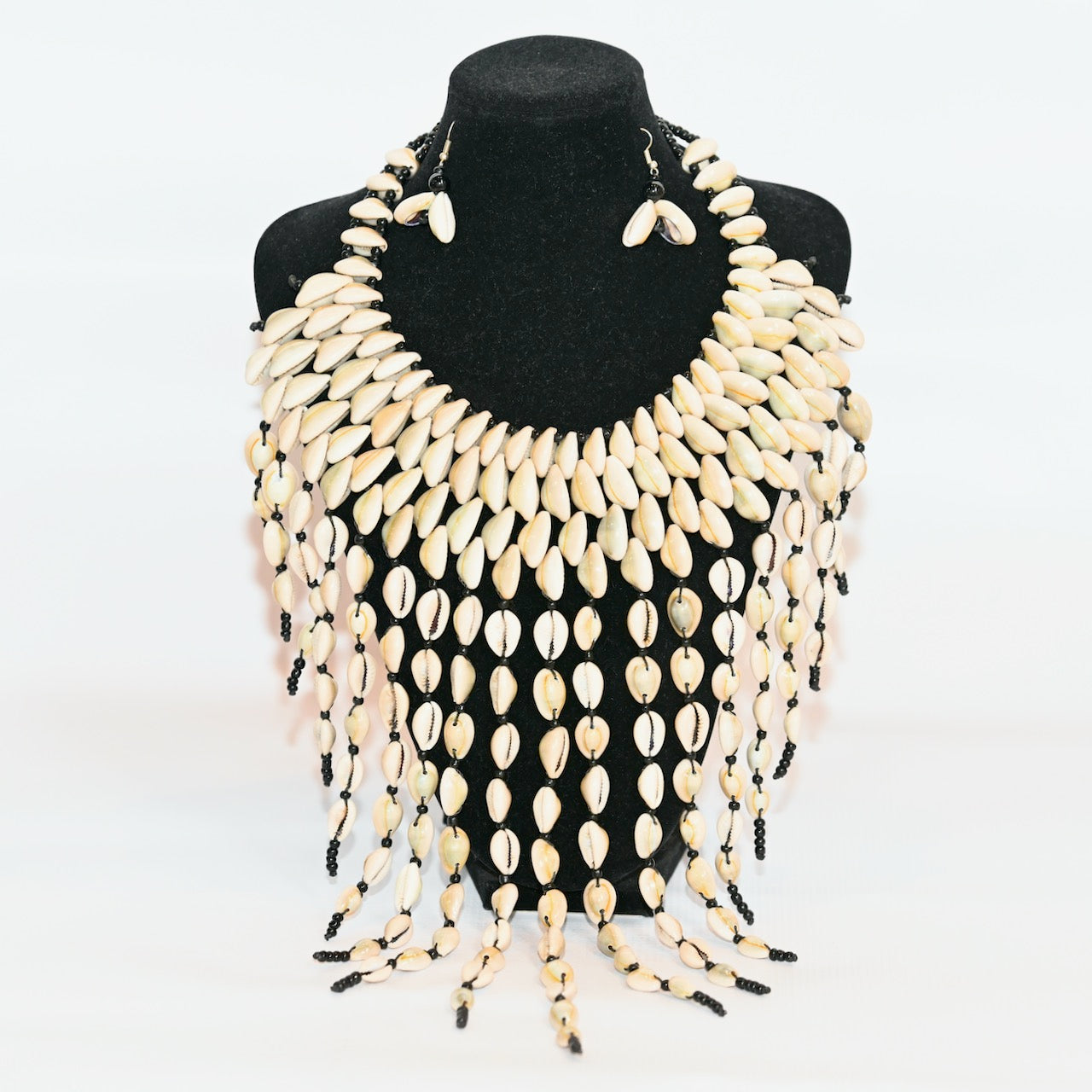 African Petaw/Cowrie Shell Necklace
