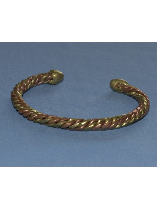 Copper Zinc Tight Braided Adjustable Bracelet