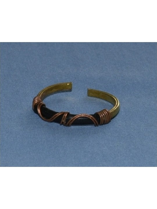Copper Zinc Design Ring